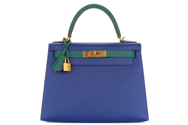 Kelly 20 Vert Jade in Epsom Leather with Gold Hardware